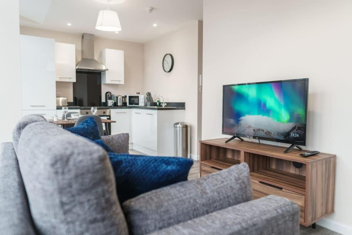Bright 1 Bed Apartment Manchester - Sleeps 2 외부 사진