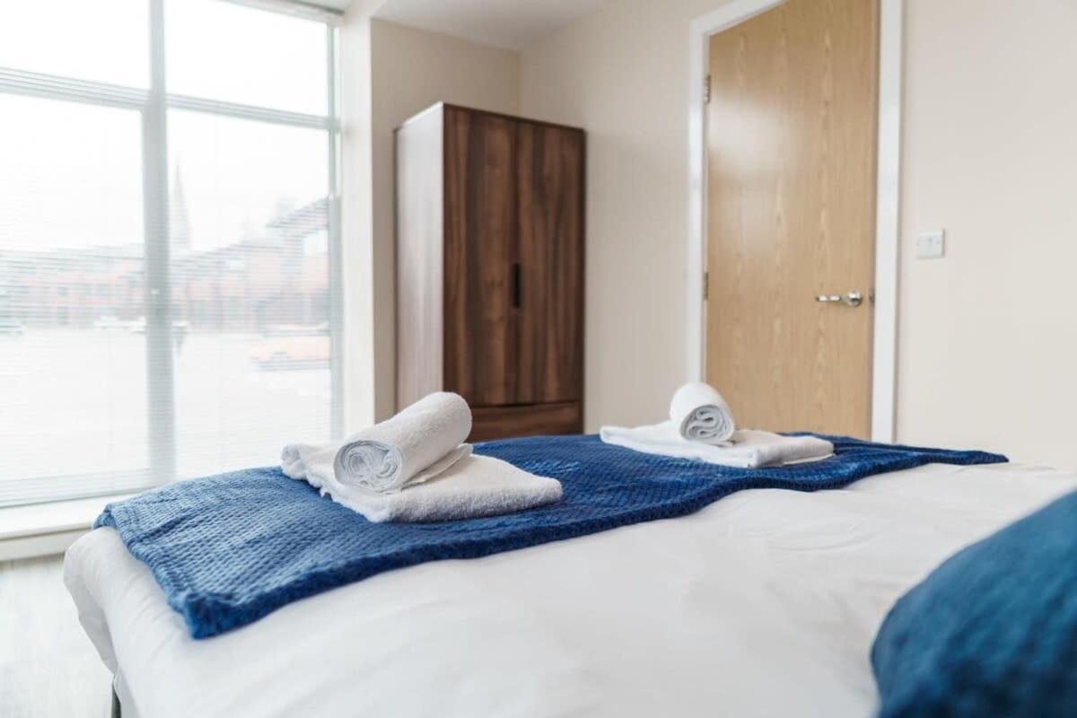 Bright 1 Bed Apartment Manchester - Sleeps 2 외부 사진