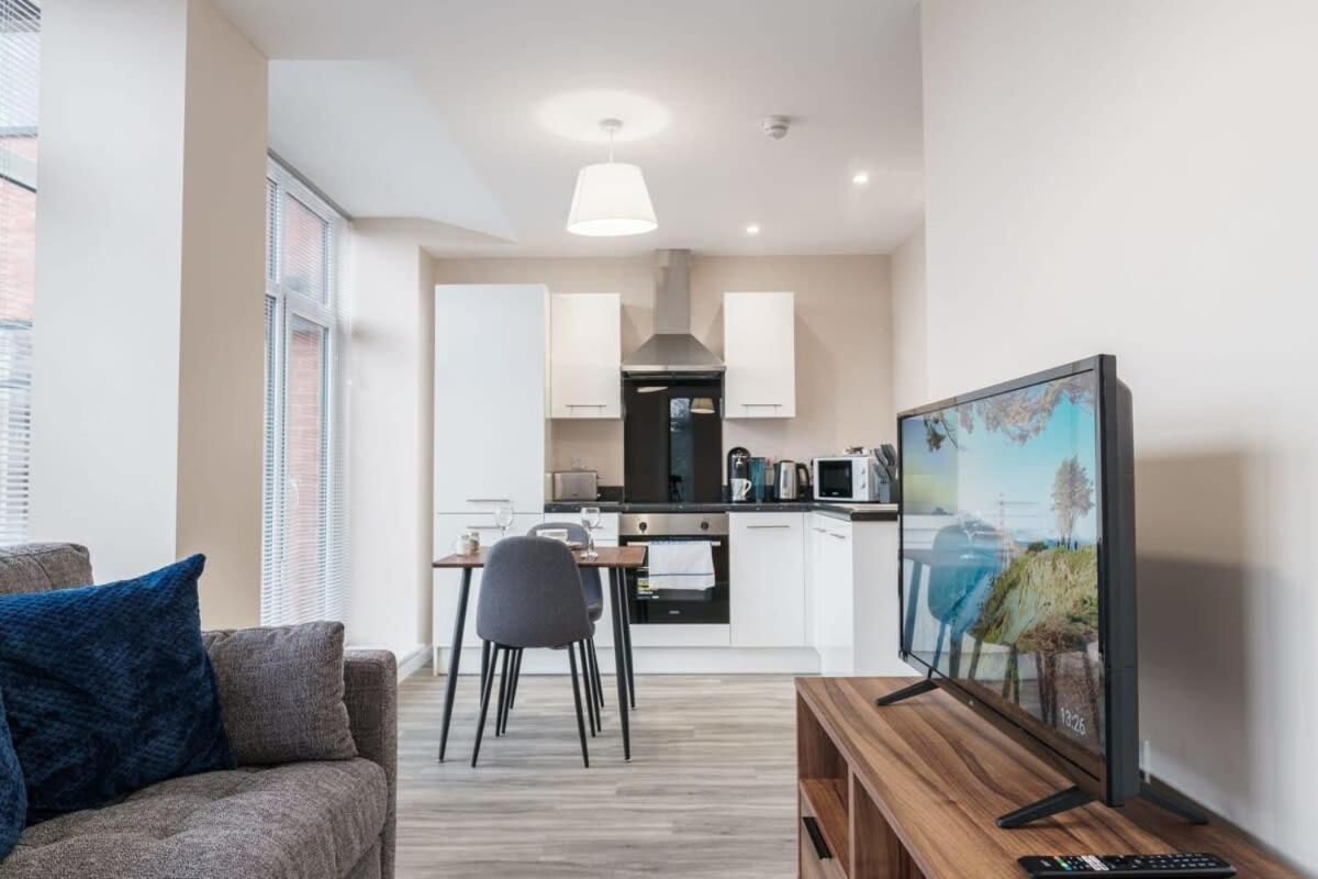 Bright 1 Bed Apartment Manchester - Sleeps 2 외부 사진
